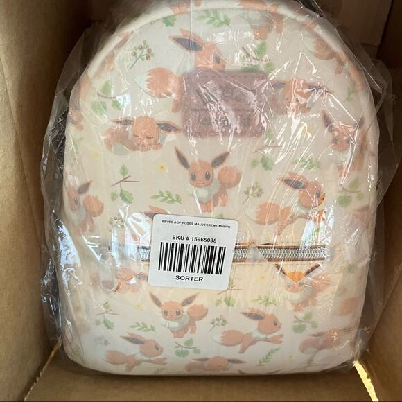 Loungefly Pokemon Eevee Mini Backpack - Picture 5 of 14